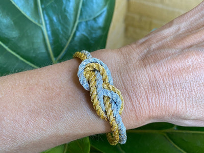 Double Love Knot, Gold & Silver