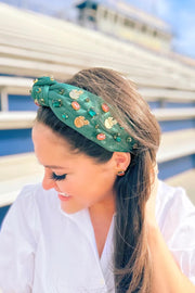 Football Fan Headband, Green