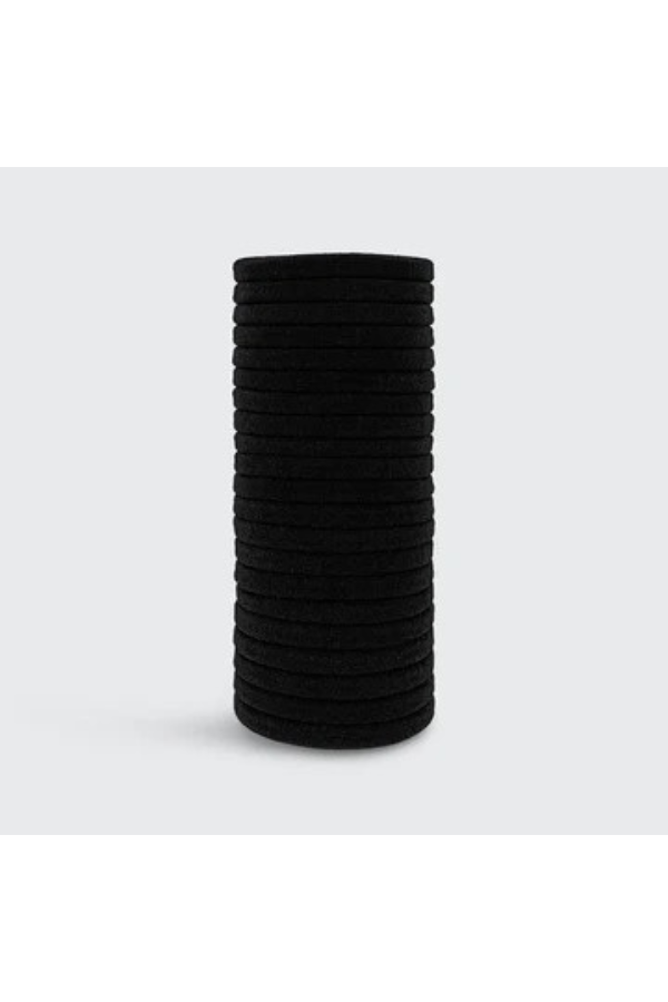 Eco- Friendly Nylon Elastics 20pc Set, Black