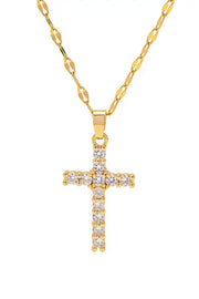 Sparkle Cross Necklace