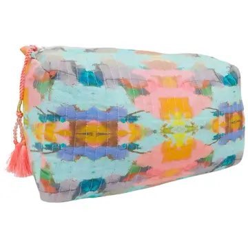 Large Cosmetic Bag, Antigua Smile