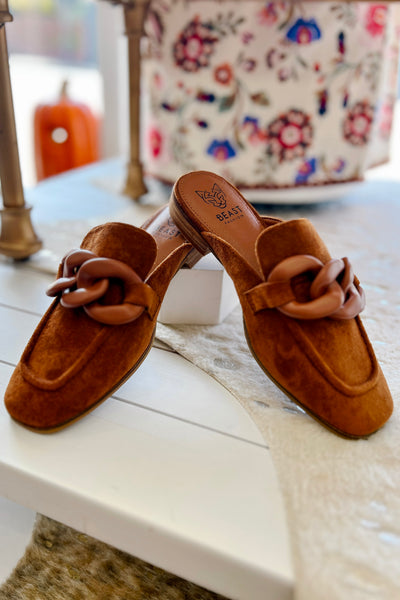 Knotted & Noted Slide, Camel