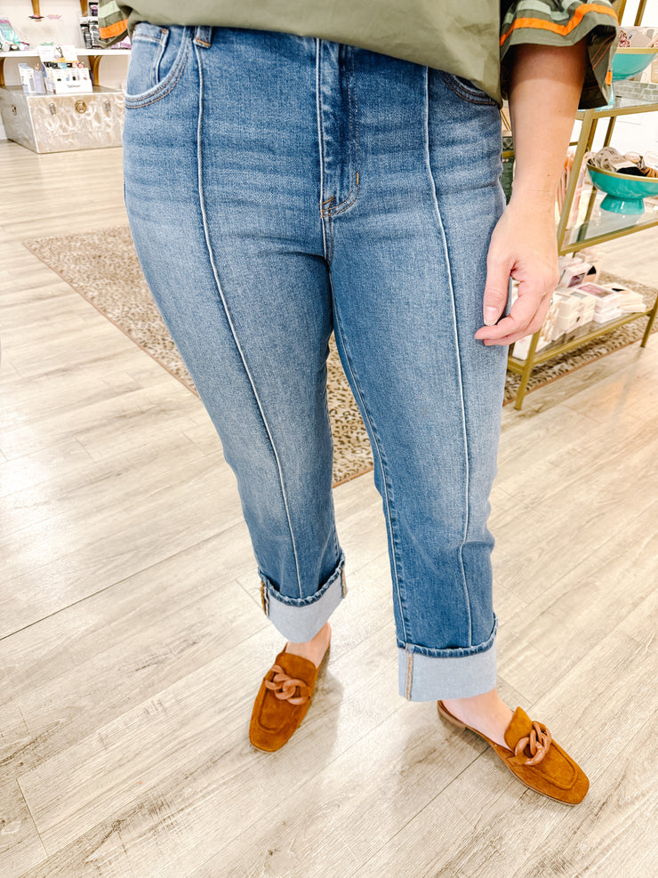 Cuff It Up, Medium Wash