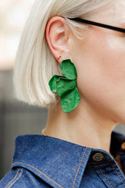 Eden Earrings, Green
