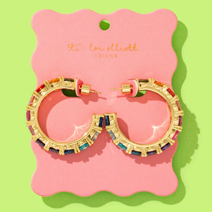 Elise Colorful Hoops