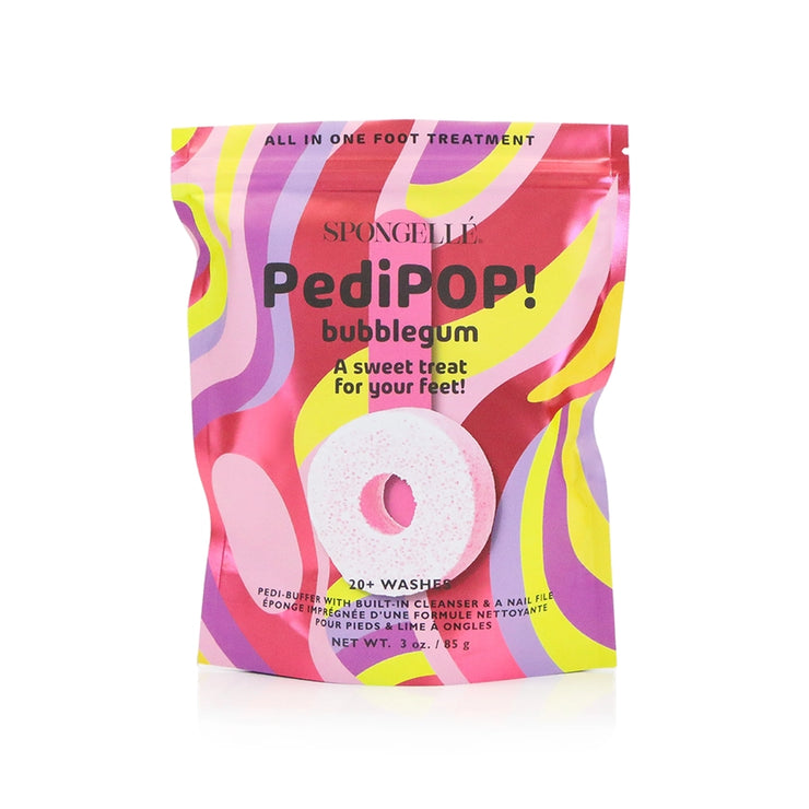 Pedi Pop Buffer & Nail File, BubbleGum