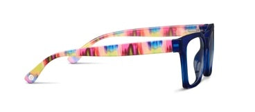 Maisie, Blue/Ikat