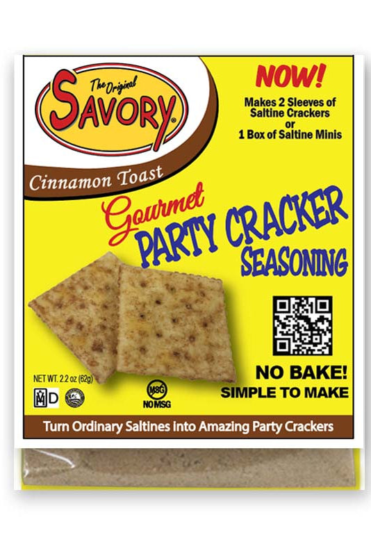 Savory Party Cracker Seasoning, Cinnamon Toast
