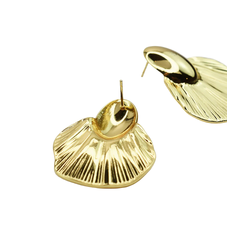 Golden Fanfare Earrings