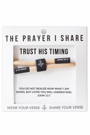 Trust His Timing, John 13:7