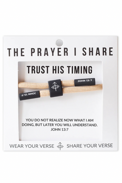 Trust His Timing, John 13:7