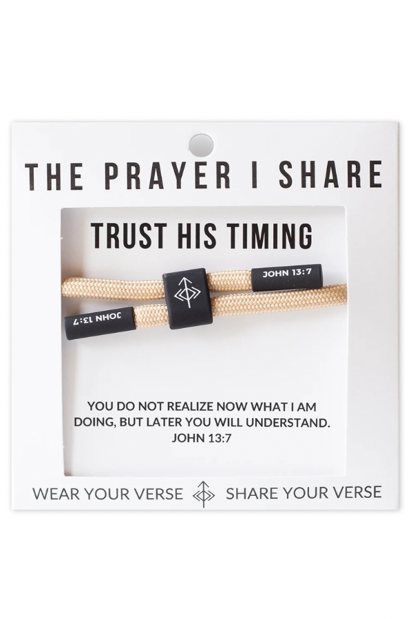 Trust His Timing, John 13:7