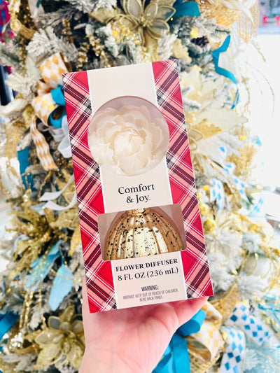 Comfort & Joy Holiday Mercury Flower Diffuser
