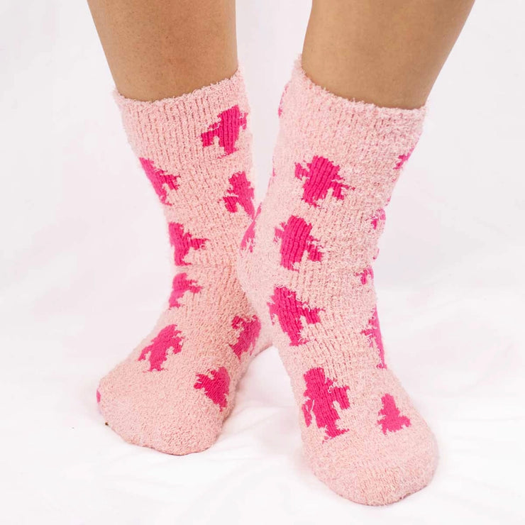 Nutcracker Snuggle Socks, Pink