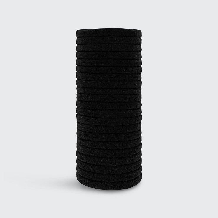 Eco- Friendly Nylon Elastics 20pc Set, Black