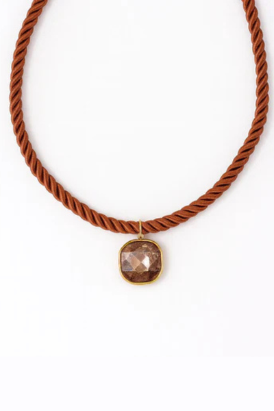 Tailyn Rope Necklace, Rust