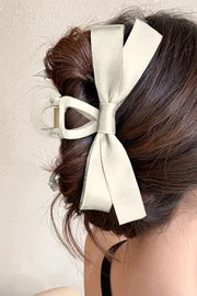 Bow Clip, White