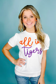 All In Tigers Glitter Script