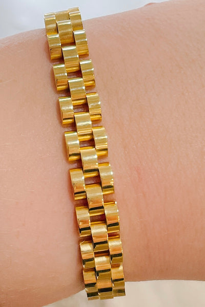Slim Watch Bracelet, Gold
