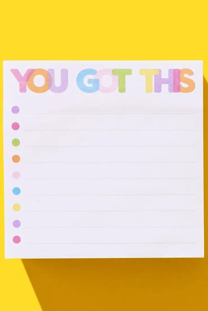 You Got This Sticky Notes