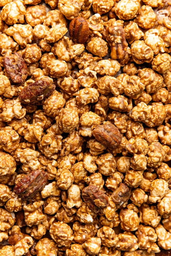 Cinnamon Bourbon Pecan Popcorn