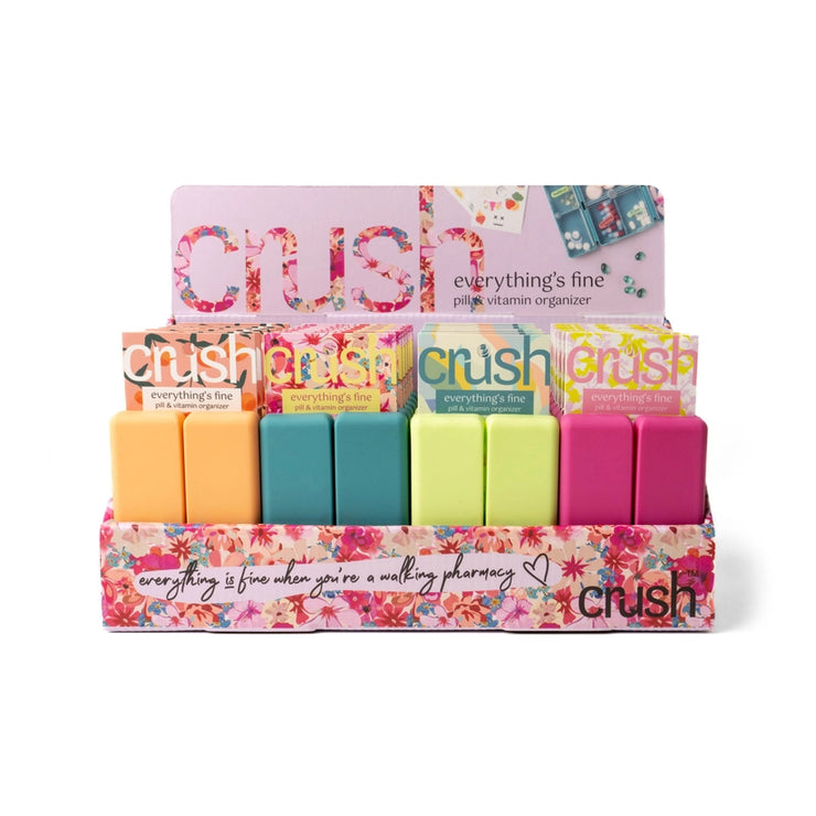 Crush Pill Organizer, Pink