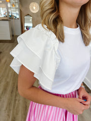 Zesty Flutter, White