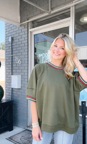 Stitched Comfort, Olive