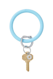 Silicone Big O® Key Ring - Sweet Carolina Blue