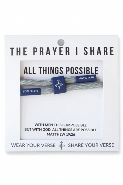 All Things are Possible, Matthew 19:26