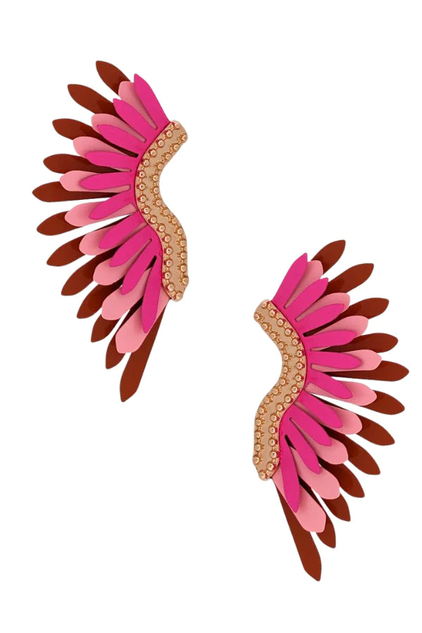 Emersyn Earrings, Fuchsia