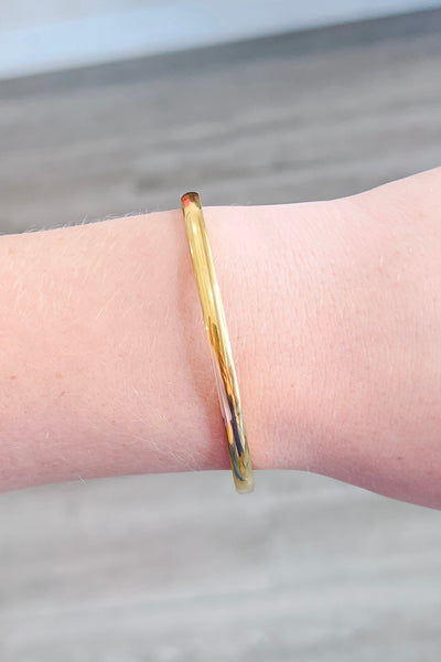 Solid Bangle, Gold