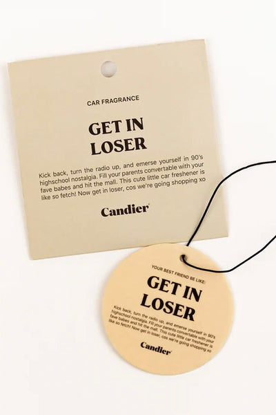 Get In Loser Car Perfume