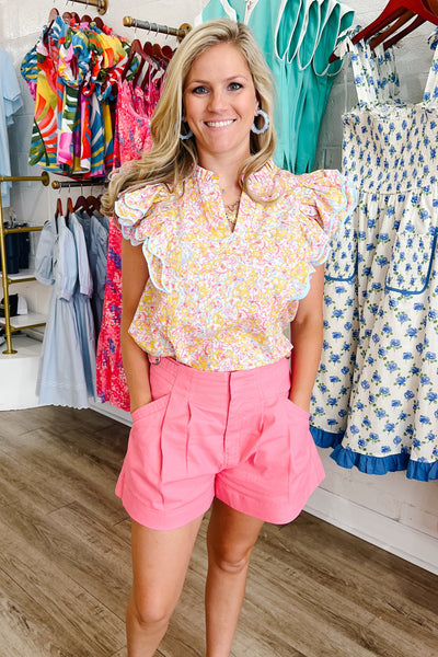 Buckle & Pleat, Pink