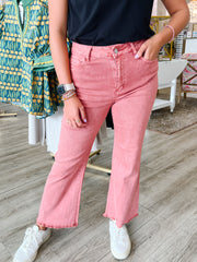 Acid Charm Cropped, Mauve