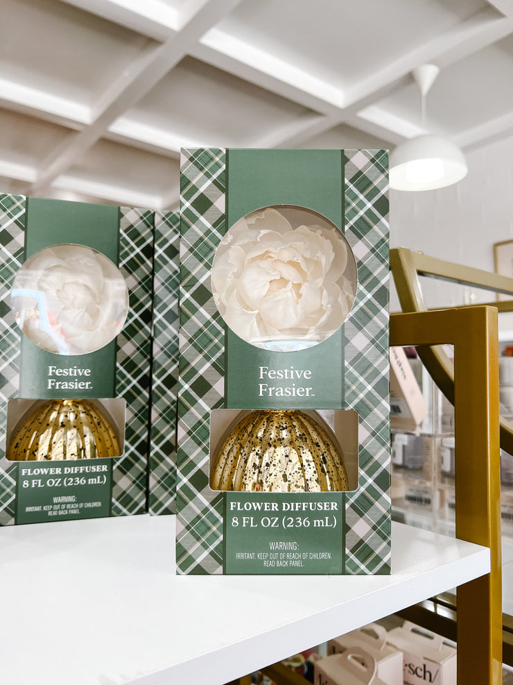 Festive Frasier Holiday Mercury Flower Diffuser