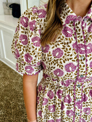 Blooms & Buttons, Purple
