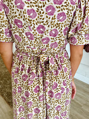 Blooms & Buttons, Purple