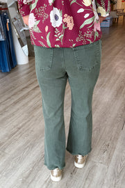 Acid Charm Cropped, Olive