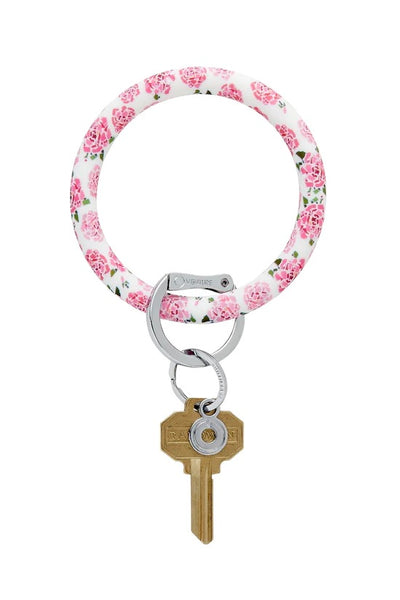 Silicone Big O® Key Ring - Fifty States Pink