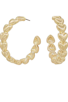 Linked Heart Hoops