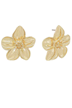 Textured Flower Studs