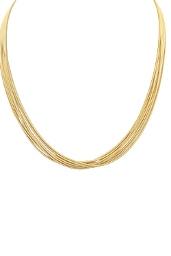 Liquid 7 Row Necklace