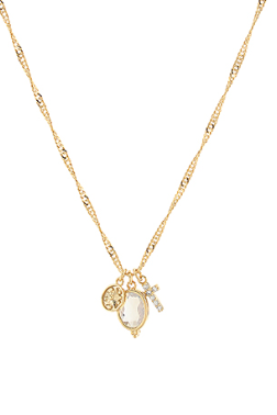 Oval & Cross Necklace