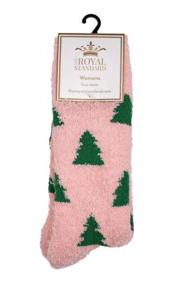 Holiday Tree Cozy Socks