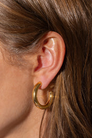 Terry Gold Hoops, Medium