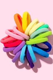 Colorful Hair Ties, Set of 20