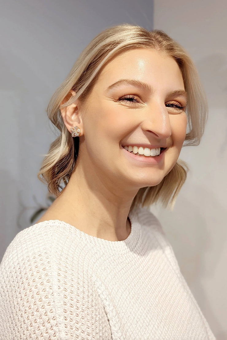 Addison Earrings, Gold
