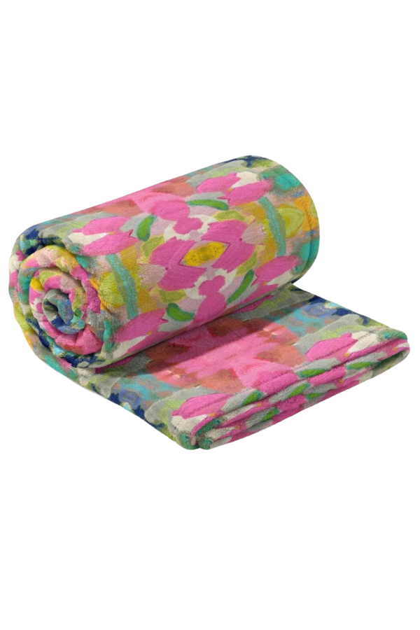 Fleece Blanket, Pink Paradise