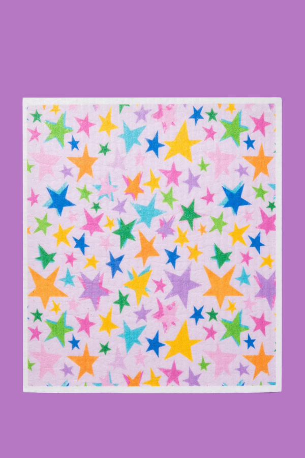 Stars Biodegradable Dish Cloth